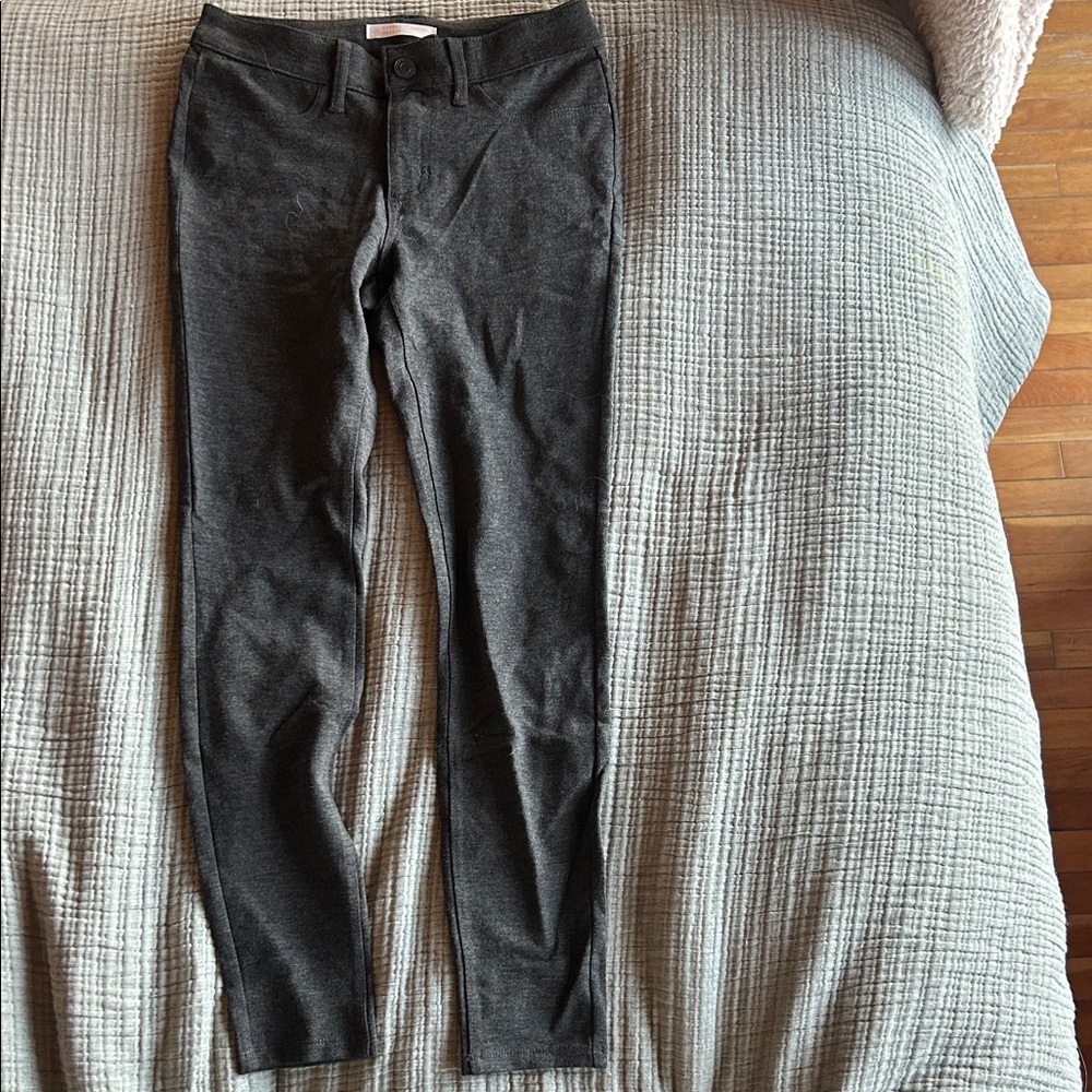 LC Lauren Conrad Dark Charcoal Skinny Pants